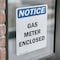Signmission Gas Meter Enclosed, 7 in W x Rectangle, Vinyl Decal OS-2PACK-NS-D-710-V-13007 - alternate 5